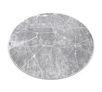 Tapis MEFE moderne Cercle 2783 Marbre - Structural deux niveaux de molleton gris cercle 200 cm