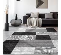 Tapis Modern Salon - Emilie - Noir - 120 x 170 cm - 100% Polypropylène - SIMPEX