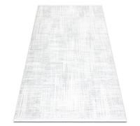 Tapis moderne DUKE A0357 crème - Vintage structuré très doux franges 140x190 cm