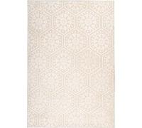 Tapis Moderne Fait Main "Monroe II" Crème 80 x 300 cm Beige G