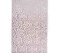Tapis Moderne Fait Main "Monroe II" Rose 160 x 230 cm Rose G