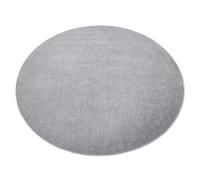 Tapis moderne lavable LATIO 71351060 cercle argent cercle 80 cm