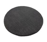 Tapis moderne lavable LATIO 71351100 cercle gris cercle 200 cm