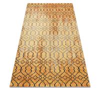 Tapis moderne MUNDO D5751 glamour extérieur orange / noir 120x170 cm
