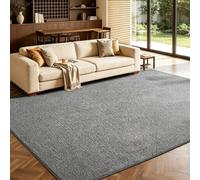 Tapis Moderne pour Salon Tapis Lavable Antidérapant Lavable Moquette Rug | Tapis résistant, facile à nettoyer, Tapis Chambre Salle a Manger Descente de Lit Bureau Carpets, 6mm(Gray,70x190cm)