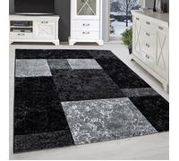 Tapis Moderne Salon - ADELINE - Noir - 200 x 290 cm - 100% Polypropylène - SIMPEX
