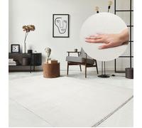 Tapis moderne - The Carpet - LOFT - Crème - 80x300 cm - Lavable - Antidérapant