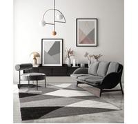 Tapis Moderne - The Carpet PEARL - Géométrique - Gris - 120x160