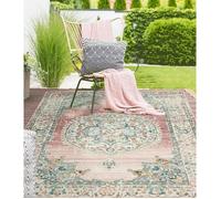 Tapis Moderne - THE CARPET - Salsa Outdoor - Rose - 140x200 cm - Résistant UV