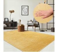 Tapis moelleux - THE CARPET - Relax - Antidérapant - Lavable - 60x110 cm - Or