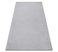 TAPIS - MOQUETTE VELVET MICRO gris 90 plaine couleur unie 250x350 cm
