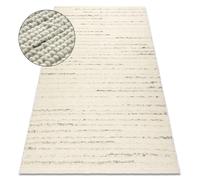 Tapis NEPAL 2100 blancs / naturel grigio - laine double face 250x300 cm