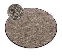 Tapis NEPAL 2100 cercle stone grigio - laine double face cercle 120 cm