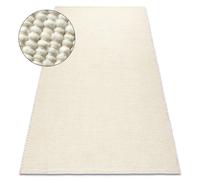 Tapis NEPAL 2100 naturel crème - laine double face 80x150 cm