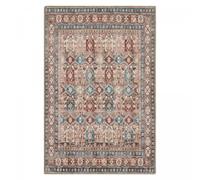 Tapis orient 120x170 rectangle rouge et bleu tissé motif classique ORTAGE A