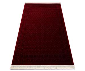 Tapis ORIENT 2958 bordeaux / noir Cadre classique oriental à franges 180x270 cm