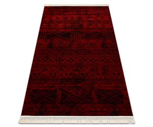 Tapis ORIENT 4722 bordeaux / noir Oriental à franges 180x270 cm