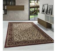 Tapis Orient Rouge 120 x 170 cmTapis oriental classique à tissage serré tapis à poil court motifs ornementaux et floraux