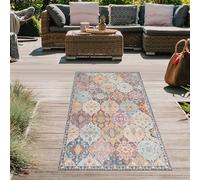 Tapis oriental de salon d'extérieur ornements en coloré Größe 60x110 cm