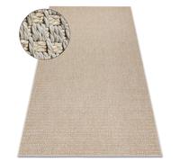 Tapis ORIGI 3561 beige - ficelle SISAL tissée à plat 116x170 cm