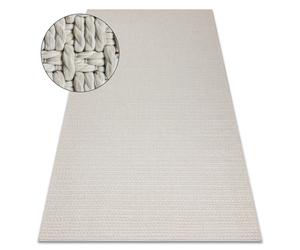 Tapis ORIGI 3561 crème - ficelle SISAL tissée à plat 194x290 cm