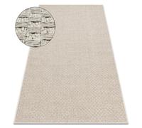 Tapis ORIGI 3661 beige - ficelle SISAL tissée à plat 78x150 cm