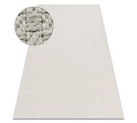 Tapis ORIGI 3661 crème - ficelle SISAL tissée à plat 58x100 cm