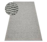 Tapis ORIGI 3667 gris - ficelle SISAL tissée à plat 116x170 cm