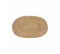Tapis oval en jute naturel 50 x 80 cm