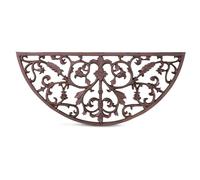 Tapis paillasson fer forge demi lune