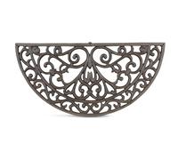Tapis paillasson fer forge demi lune