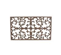 Tapis paillasson fer forge rectangulaire