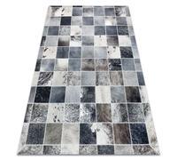 Tapis PATCHWORK 21716 gris - Peau de vache 120x170 cm