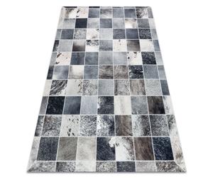 Tapis PATCHWORK 21716 gris - Peau de vache 120x170 cm