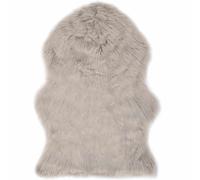 Tapis Peau de Mouton Synthétique Mélange de Marron Carpette Moquette vidaXL