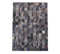 Tapis peau de vache 80x150 kilim fait main marron
