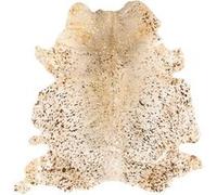 Tapis Peau de Vache Fly Blanc & Or 135 x 165 cm Blanc G