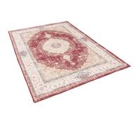 Tapis - PERGAMON - Finesse - Vintage - Rouge Beige - 80x250 cm