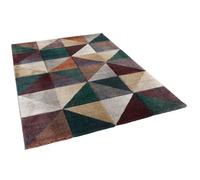 Tapis - PERGAMON - Maui - Design moderne - Prisme vert rouille - 80x150 cm