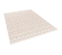 Ottawa - Tapis plat tissé intérieur/extérieur - Ethno Beige - 5 Tailles