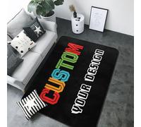 Tapis personnalisé, Tapis personnalisé pour votre propre zone, lavable, tapis personnalisé super doux pour salon, tapis en flanelle avec photos et texte pour chambre à coucher, bureau - 200 × 150CM