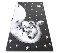 Tapis PETIT TRUMPET TROMPETTE L'ÉLÉPHANT ÉTOILE gris 160x220 cm