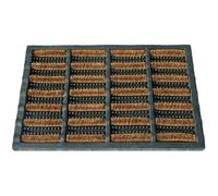 Tapis Picots en coco - IDMAT - 40x60 cm - Résistant - Usage extérieur - Nettoyage facile