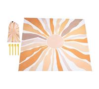 Tapis Plage 210 X 200 Cm Imperméable Pliable Portable | Grande Couverture De Plage Sans Sable Pour Pique-Nique Camping Vacances Été Pelouse Jardin Cour Parc Femmes Hommes