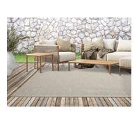 Tapis plat moderne - The Carpet - Ottawa - Beige-gris - Intérieur/Extérieur - 140x200 cm