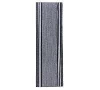 Tapis plat pour couloir, cuisine, entrée, antidérapant, gris, lavable en machine