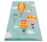 Tapis PLAY des ballons des nuages G3426-2 vert 120x165 cm
