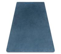 Tapis POSH Shaggy bleu très épais en peluche antidérapant lavable 80x150 cm