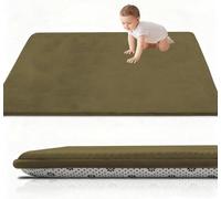 Tapis pour bébé en mousse à mémoire de forme - 150 x 150 cm - Gris