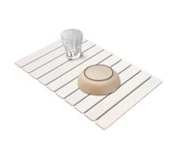 Tapis pour égouttoir de cuisine pour sécher la vaisselle | Pad absorbant et drainant pliable de terre pour cuisine, café, restaurant